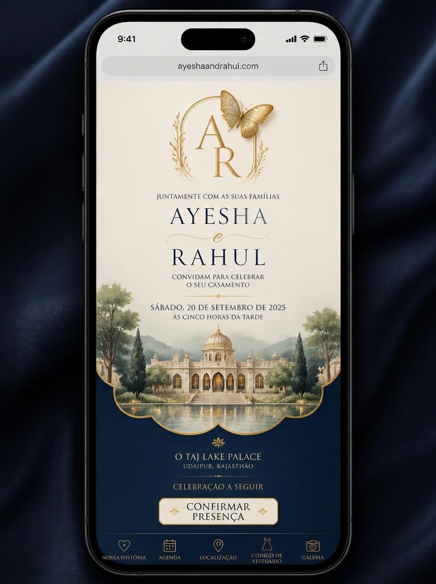 Convites exclusivos — Papillon Invitations